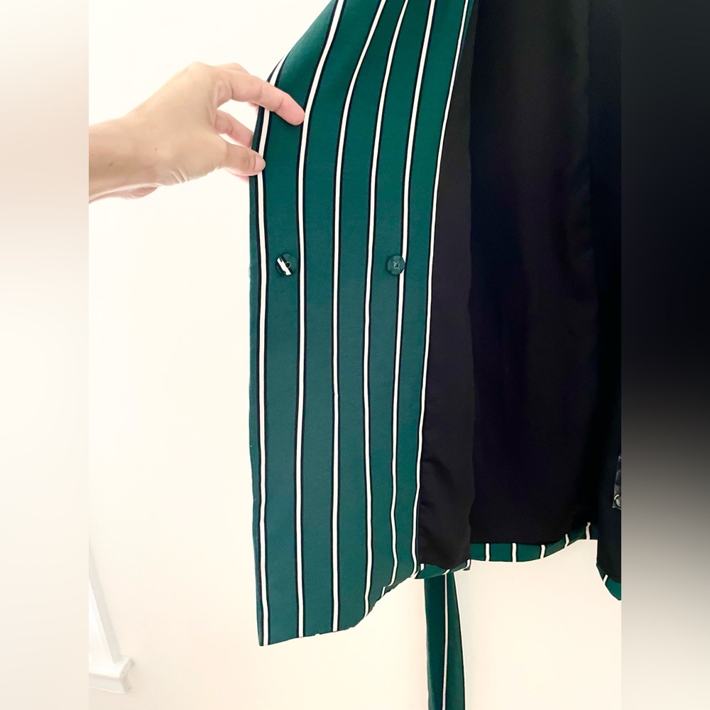 LACADEMIE green wrap tie blazer XS - Picture 7 of 7